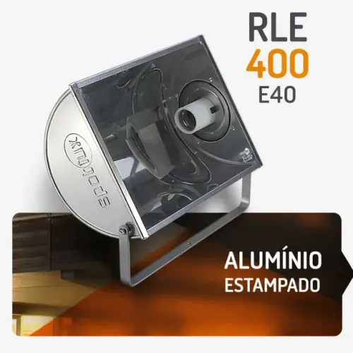Refletor Spotlux em alumínio estampado - RLE - 400W - E40