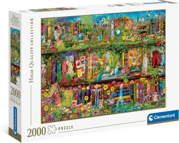 Quebra-cabeça Puzzle Clementoni The Garden Shelf, 2000 peças
