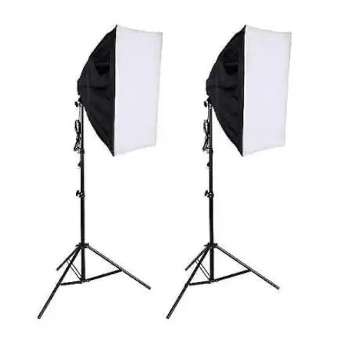 KIT ILUMINAÇÃO SOFTBOX 2 POR 120,00 ACEITO CARTAO