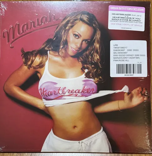 Mariah Carey Heartbreaker pink vinil lp URBAN OUTFITTERS lacrado novo