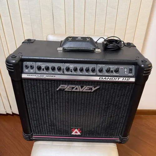 Amplificador Peavey Bandit 112 - Red Stripe - raridade, a melhor versão desse clássico!!!