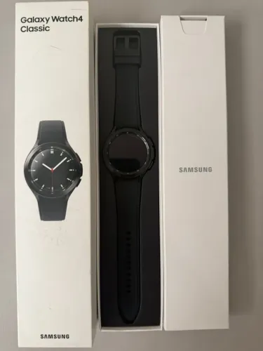 Samsung Galaxy Watch4 Classic LTE 46mm - Impecável + Pulseiras Extras