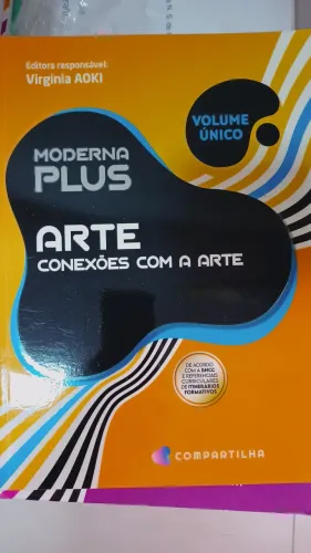 Livro de arte editora Moderna