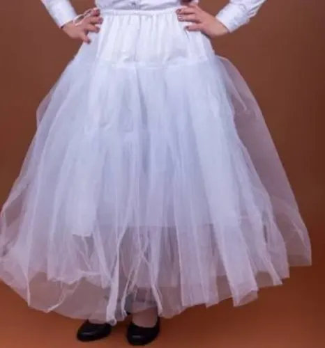 Saia de tule para armação de vestido longo 