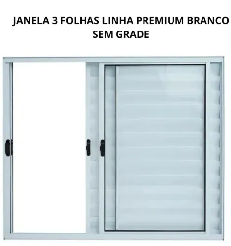JANELA 3 FOLHAS LINHA PREMIUM DIRETO DA FABRICA PAGAMENTO NA ENTREGA