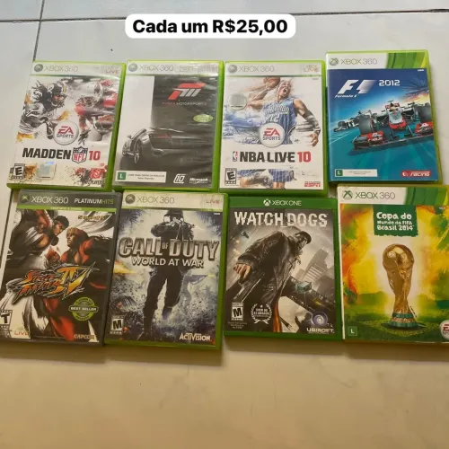 Jogos X box 360