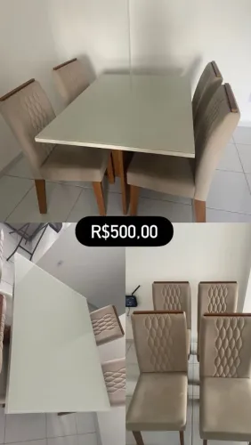 Mesa de jantar 4 lugares