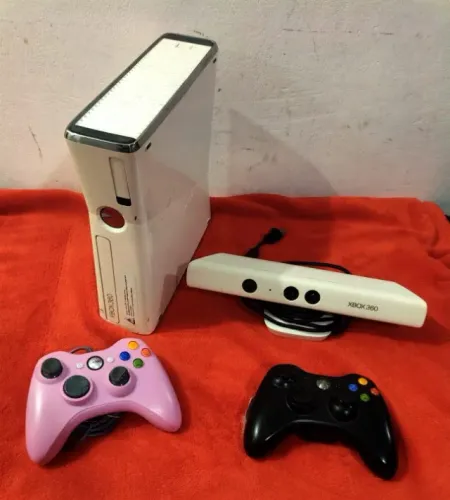 Xbox 360 Branco Desbloqueado Vários Jogos - Ac cartão 