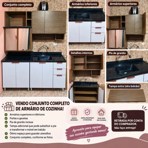 Kit armário de cozinha
