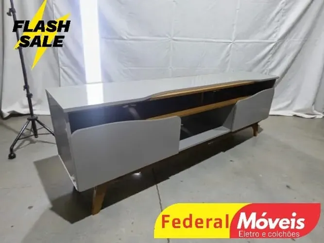 RACK DE TV DE ATÉ 75" OFF WHITE NOS CHAME NO WHATSAPP