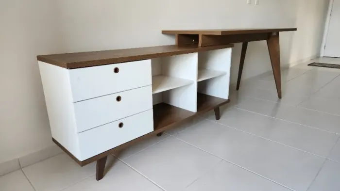 Mesa Computador com 3 gavetas