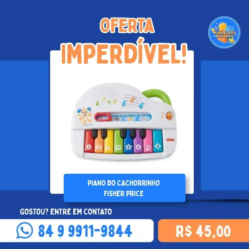 Piano do Cachorrinho Fisher Price