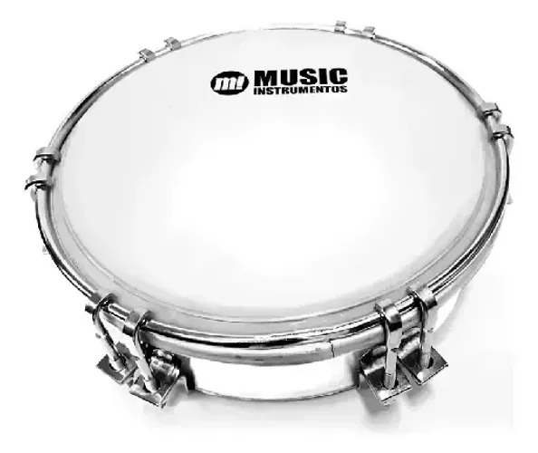 Tamborim 06 Abs Branco Pele Leitosa S/capa 81abs-wh Phx