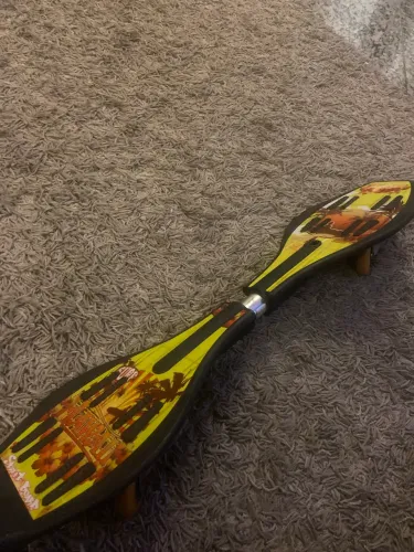 3 unidades - Waveboard Street Surfing Original - Amarelo/Laranja - Usado