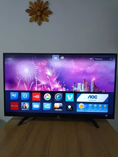 Smartv AOC 43" sem defeitos.