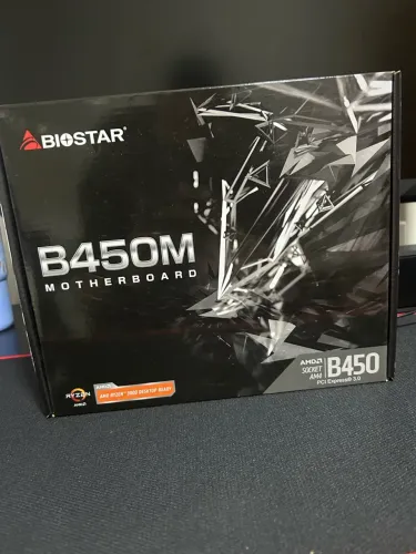 Placa mãe B450M Biostar NOVA