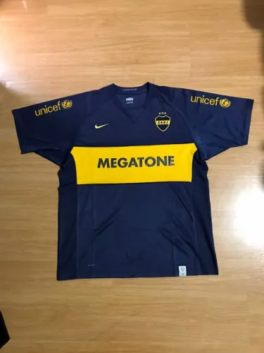 Camisa de time titular do Boca Juniors da temporada 2007-2008