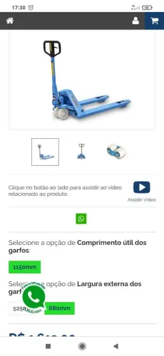 Empilhadeira manual
