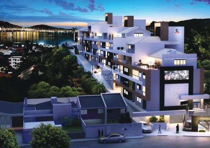 Apartamento no Mirante dos Corais com 2 dormitórios à venda, 59 m² - Coqueiros - Florianóp