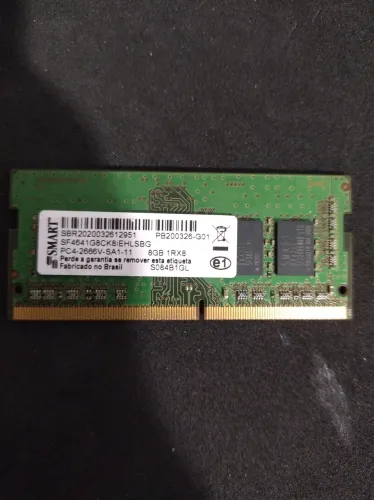 Vendo memória ddr4. 8gb para note book..