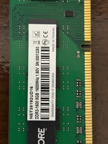 DDR 3 16 giga 2x8 1600 mhz nova