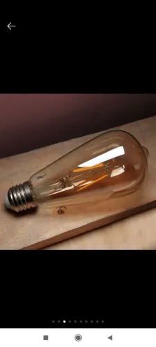 2 Lâmpadas de filamento Led Retrô Vintage