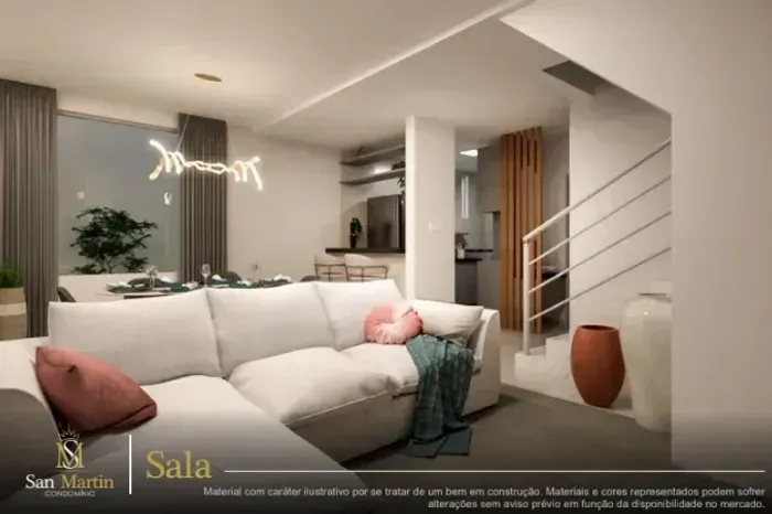 San Martin - Casas Duplex de 3 suítes em Condomínio Fechado no Olho D'Água!!
