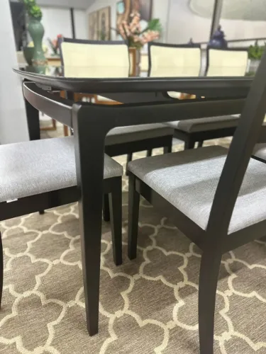 MESA DE JANTAR 2,20X1,10 TODA PRETA (NOVA)
