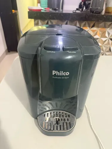 Philco Purificador de Água Titanium Natural/Gelada PBE09 Controlo de temperatura 800ML