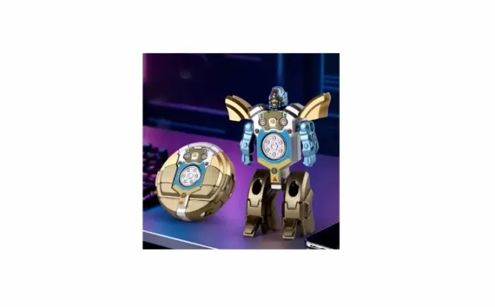 Robô Transformer, Spinner Rotativa 360 Graus Ponta do Dedo, Antiestresse  