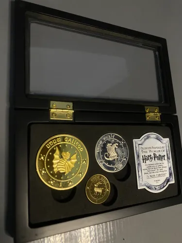Harry Potter Gringotts Moedas Importadas - Noble Collection Oficia