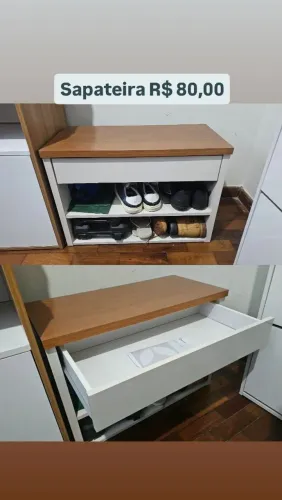 Sapateira (baixa com gaveta e nicho)