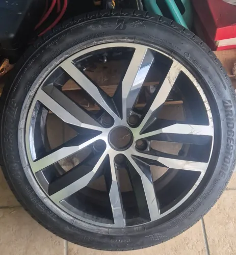 Roda Aro 17 VW Madrid Golf Gti 5x100 Fox jetta Polo