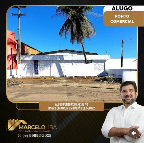 ALUGO PONTO COMERCIAL COM GALPÃO DE 400 m²