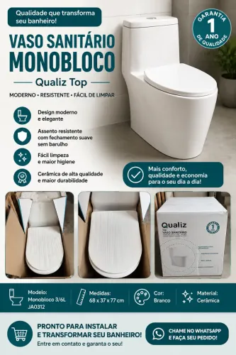 Vaso monobloco