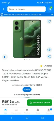 Vendo Motorola g 5