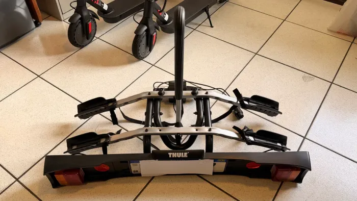 Suporte Engate Transbike P/2 Bikes C/ Luz Rideon Thule 