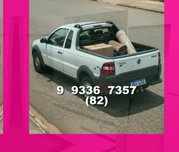 Frete@82?9?9336?7357 - João oferece serviço rápido e seguro!