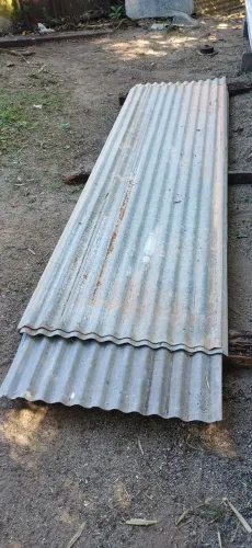 Telha Ondulada Aço Zincada Usada