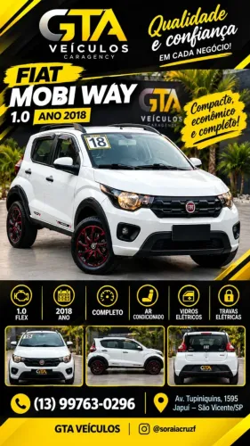 Fiat Mobi WAY 1.0 Fire Flex 5P. 2018