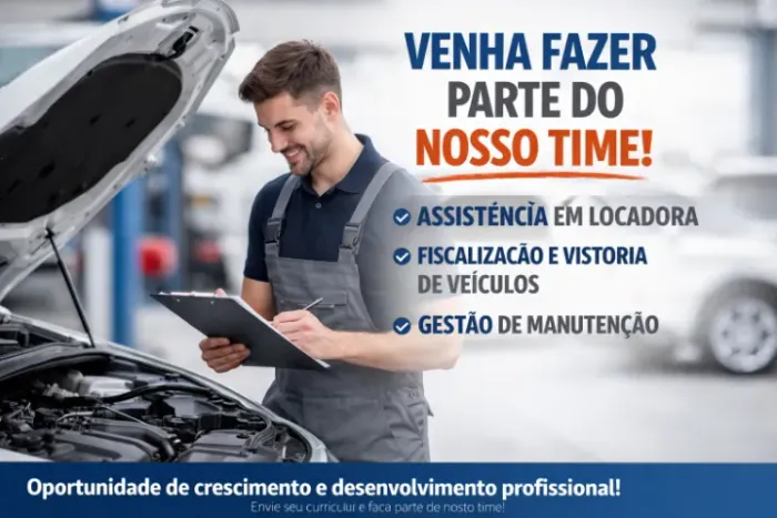Vaga: Assistente Operacional - Locadora de Veículos