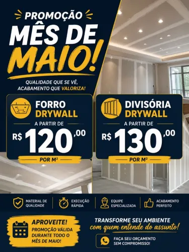 !!! PROMOÇÃO DRYWALL !!!