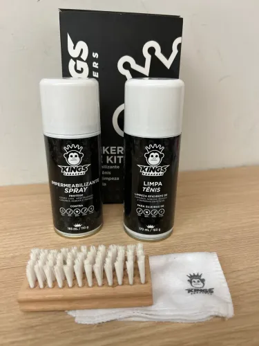 Kit kings sneakers limpeza de tênis 