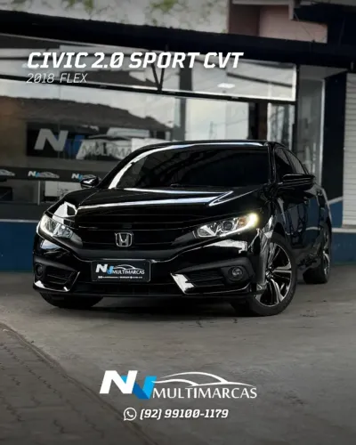 Honda Civic Sedan Sport 2.0 Flex 16V Aut.4p 2018