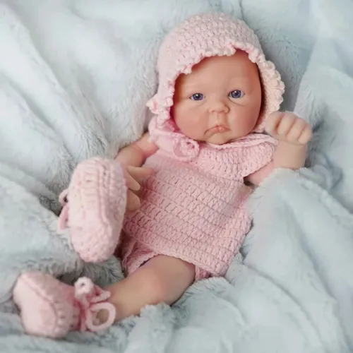 BEBÊ REBORN ARTESANAL EM SILICONE SÓLIDO