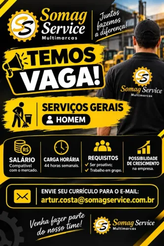 VAGA DE SERVIÇOS GERAIS
