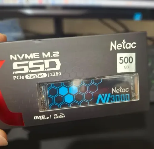 Ssd Nvme M.2 2280 500gb Netac Pcie 3x4 Novo...
