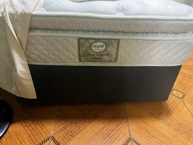 Cama da viúva colchão marca Copel Box marca Castor
