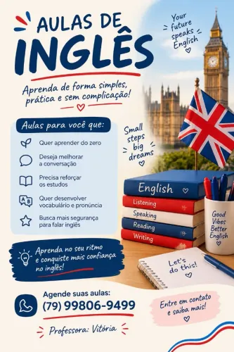AULAS DE INGLÊS PARTICULARES