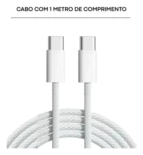 Cabo Apple Original Tipo-c/Tipo-C Novo Lacrado.